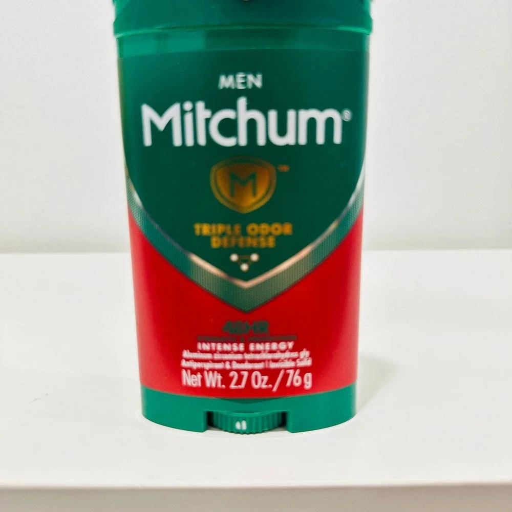 Mitchum Men Triple Odor Defense Intense Energy Invisible Solid Deodorant 2.7oz